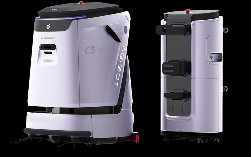 Čistilni robot AgiBot C5 s svojo postajo